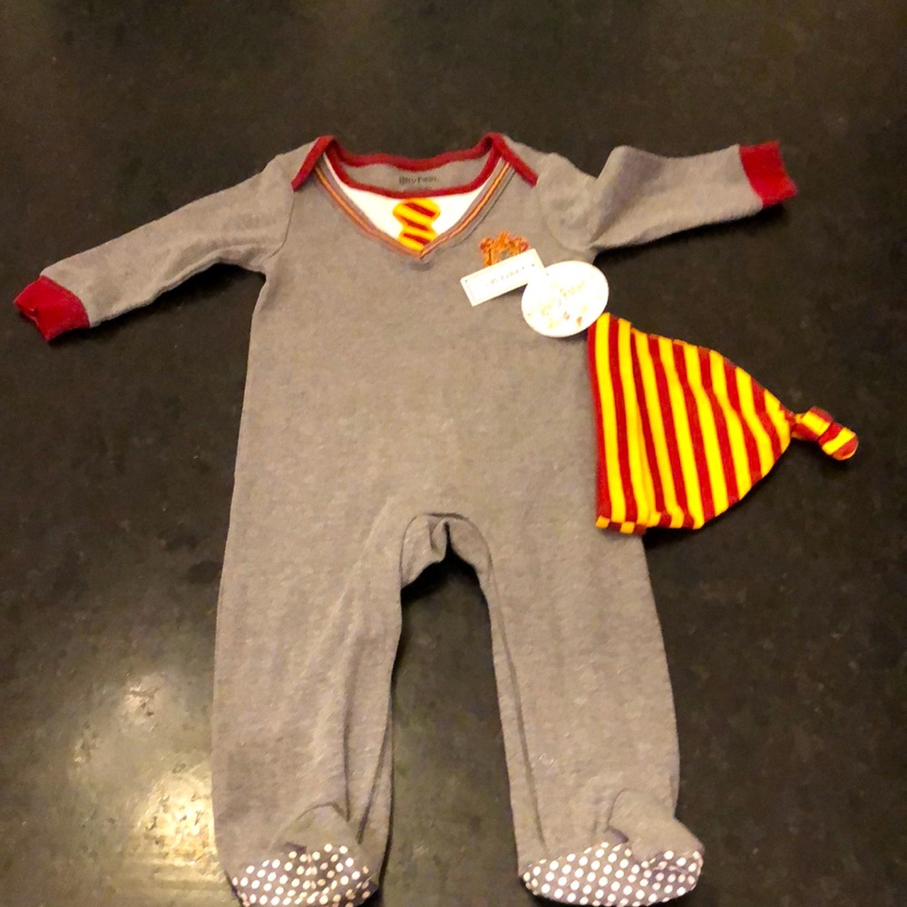 12month old Harry Potter onesie and cap